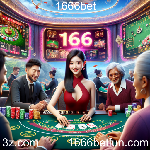 A Experiência dos Jogos ao Vivo no 1666bet